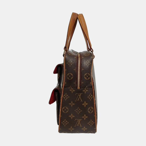 EXCENTRI-CITE Monogram Coated Canvas Brown