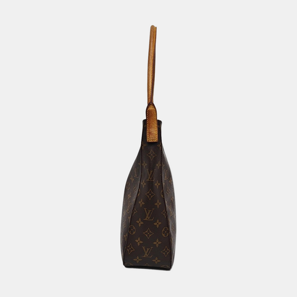 LOOPING GM Monogram Coated Canvas Brown