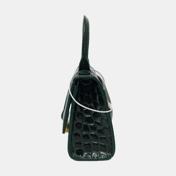 Hourglass Mini Calfskin Green