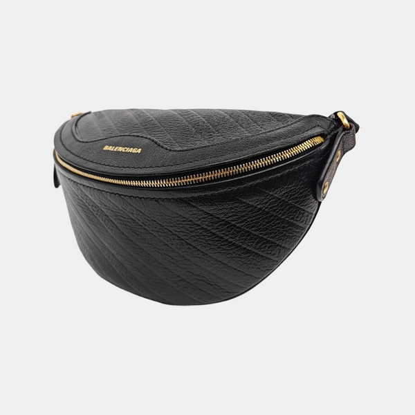 Souvenirs Quilted Calfskin Black