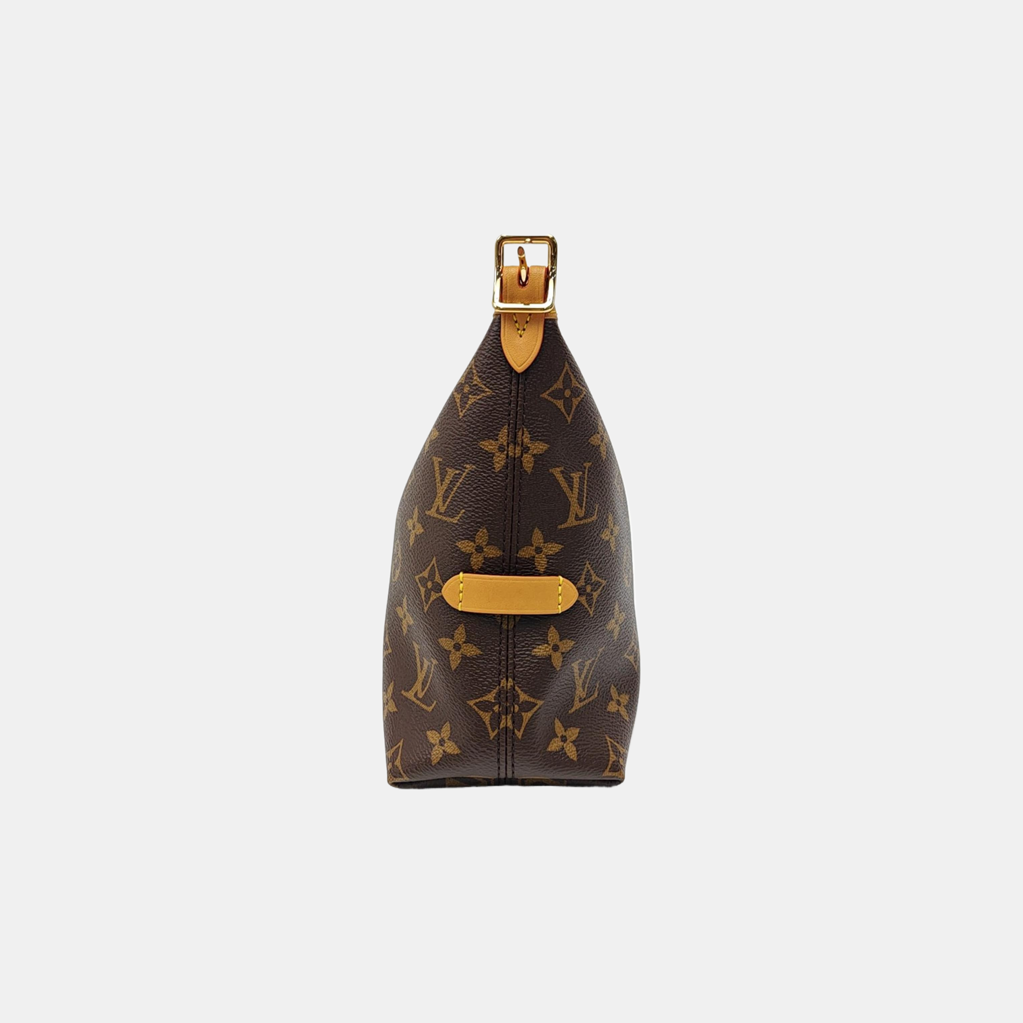 CARRYALL Small Monogram Coated Canvas Brown