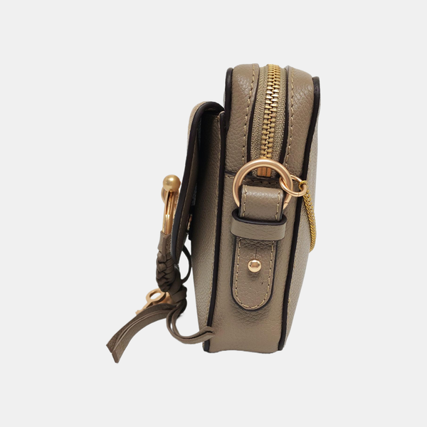 Joan Small Calfskin Gray
