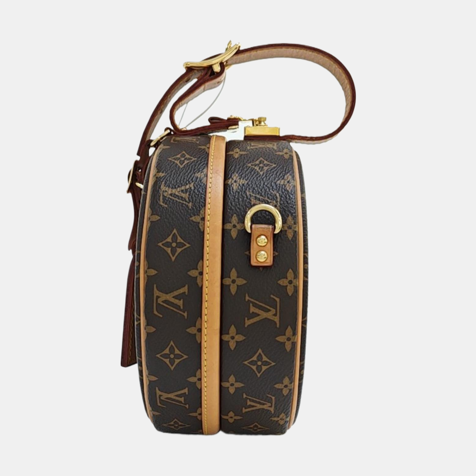 BOITE CHAPEAU PM Monogram Coated Canvas Brown