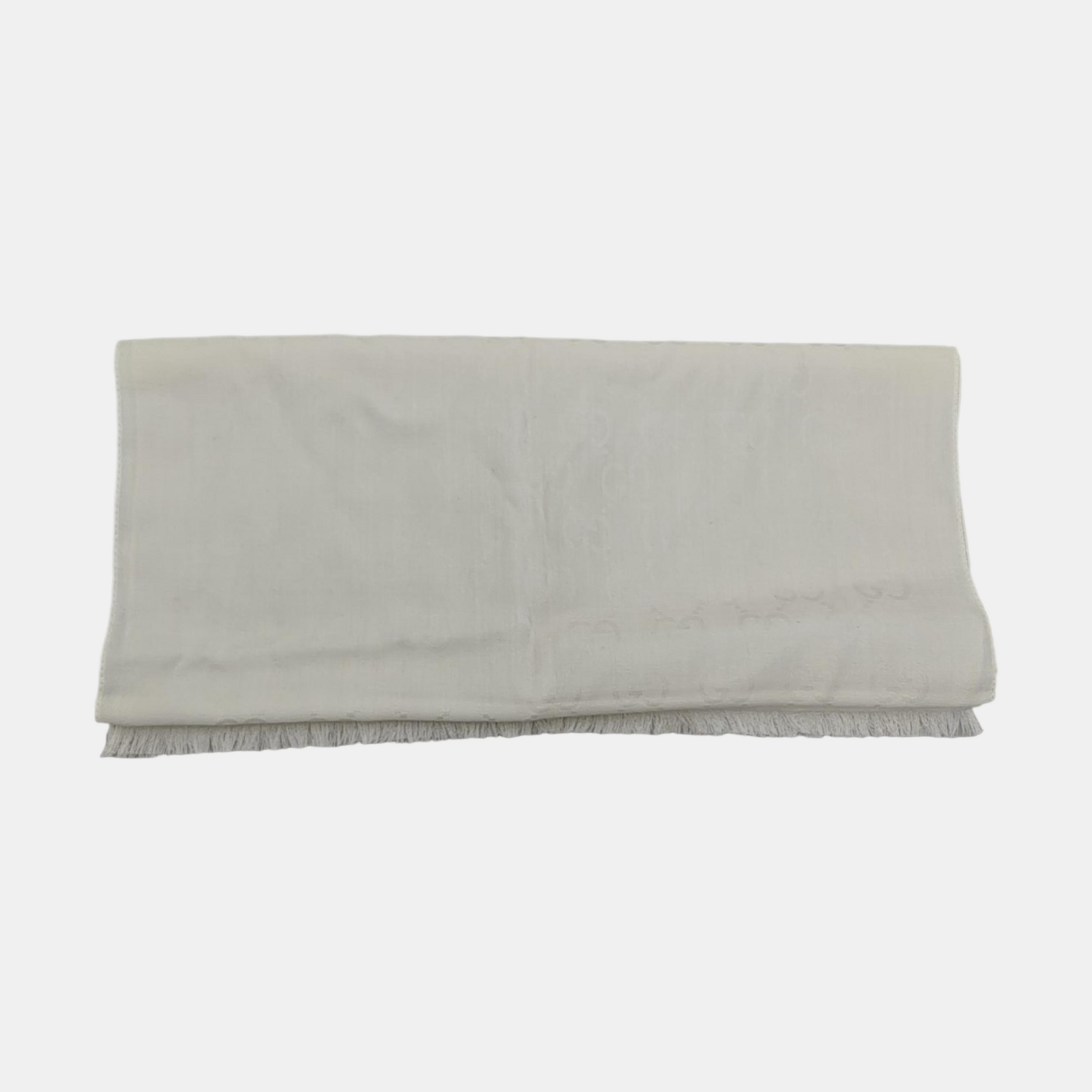 Mulberry Silk Scarf White