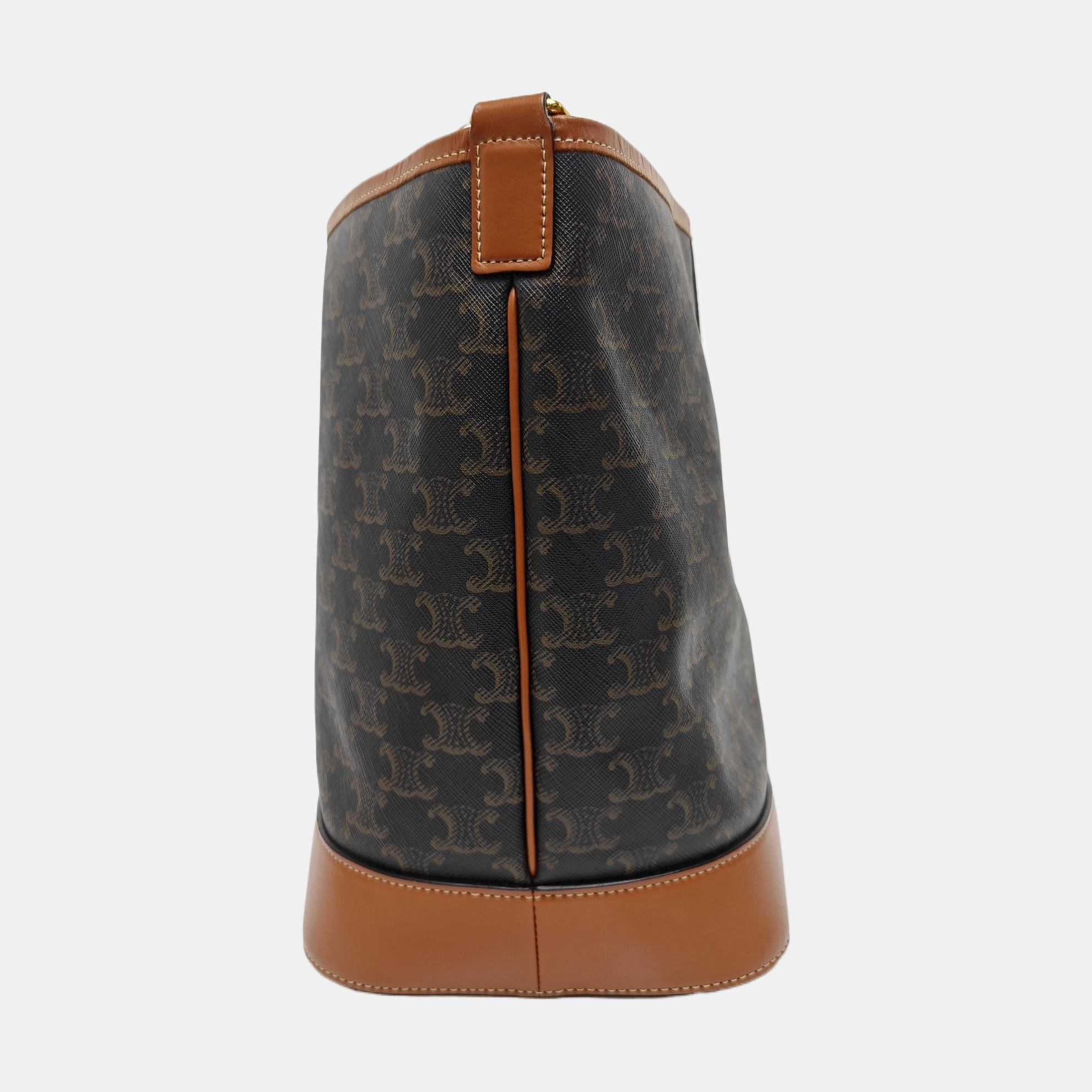 TRIOMPHE CANVAS Medium Coated Canvas Brown