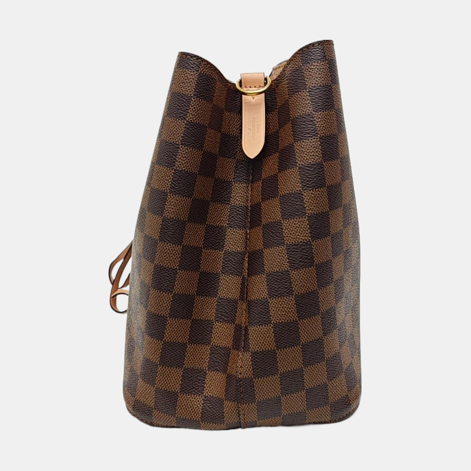 NÉONOÉ MM Damier Ebene Coated Canvas Brown