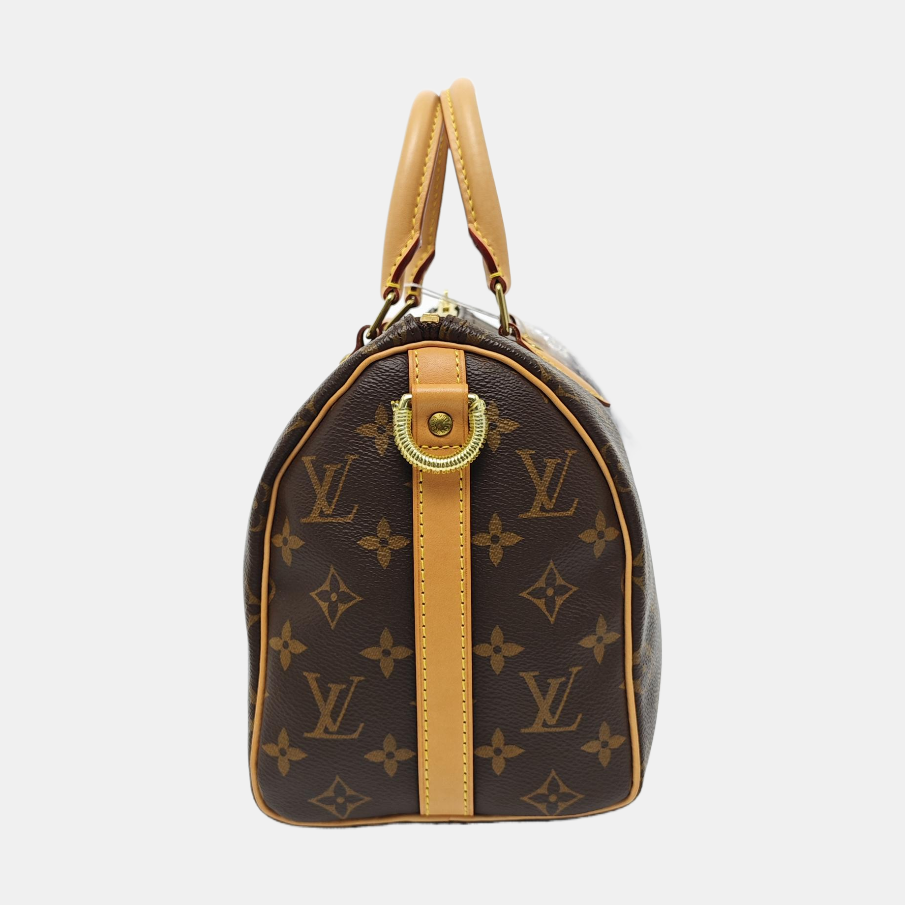 Authenticated pre-owned  SPEEDY 25 Monogram Coated Canvas Brown - Shoulder Bag at Looply