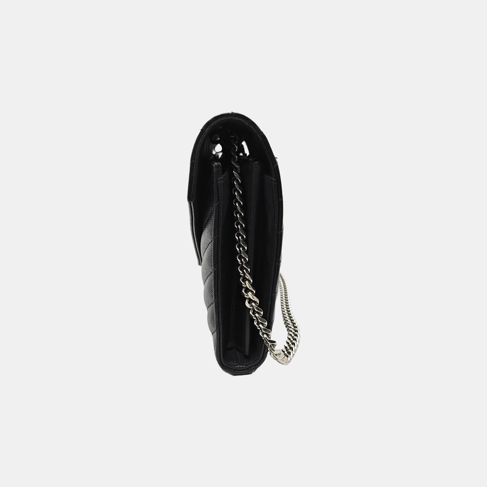MONOGRAM Medium Chevron, Quilted Calfskin Black