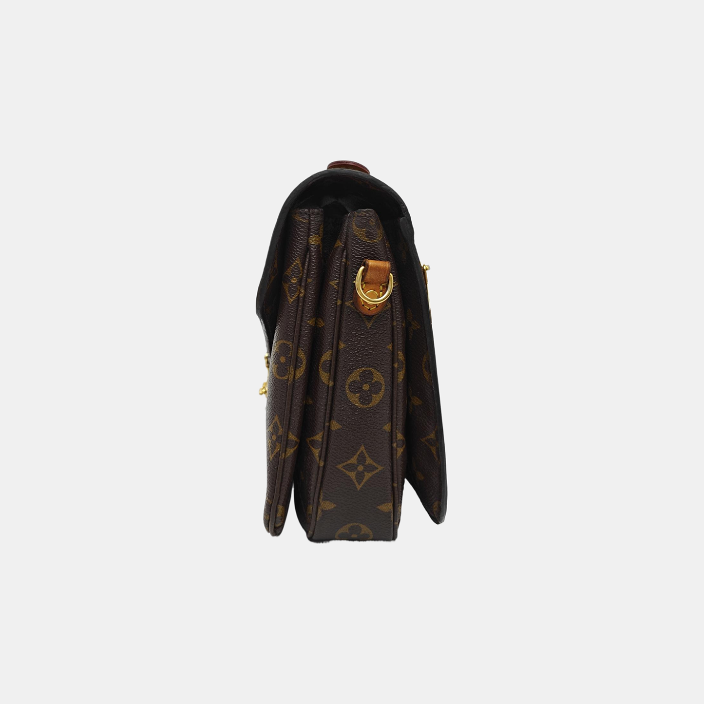MÉTIS MM Monogram Coated Canvas Brown