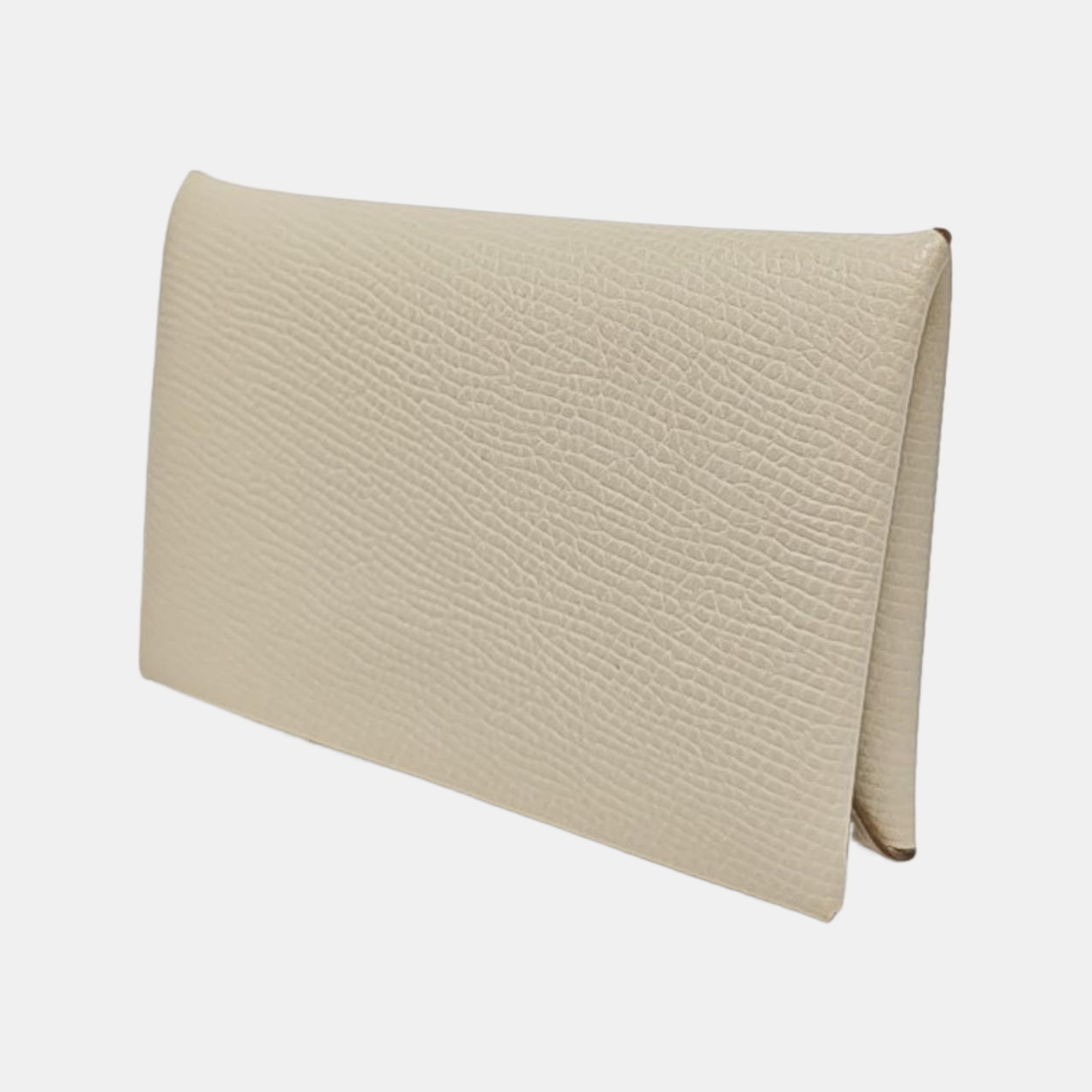 Calvi Epsom White Card Holder