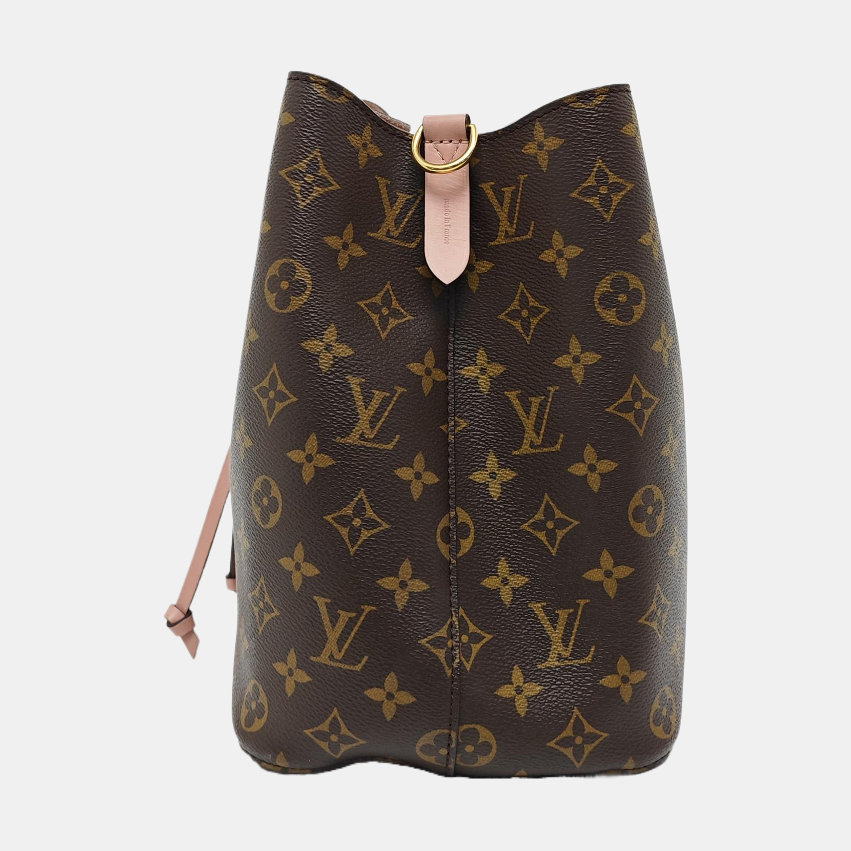 NÉONOÉ MM Monogram Coated Canvas Brown