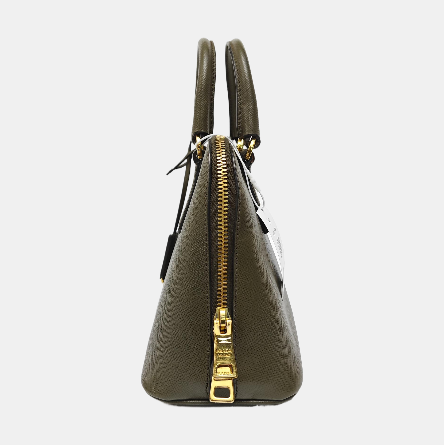 Promenade Small Saffiano Calfskin Green