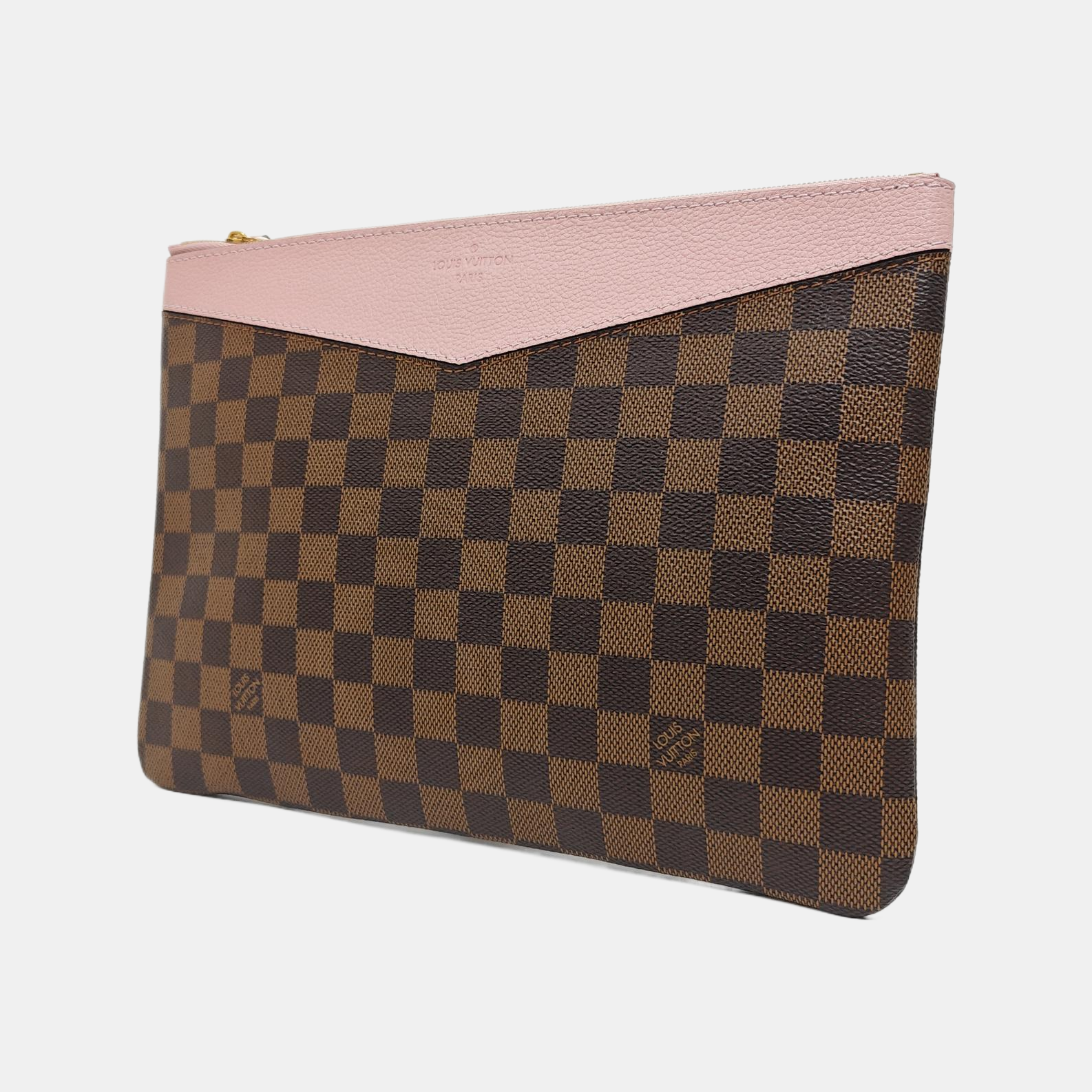DAILY Damier Ebene Coated Canvas Brown