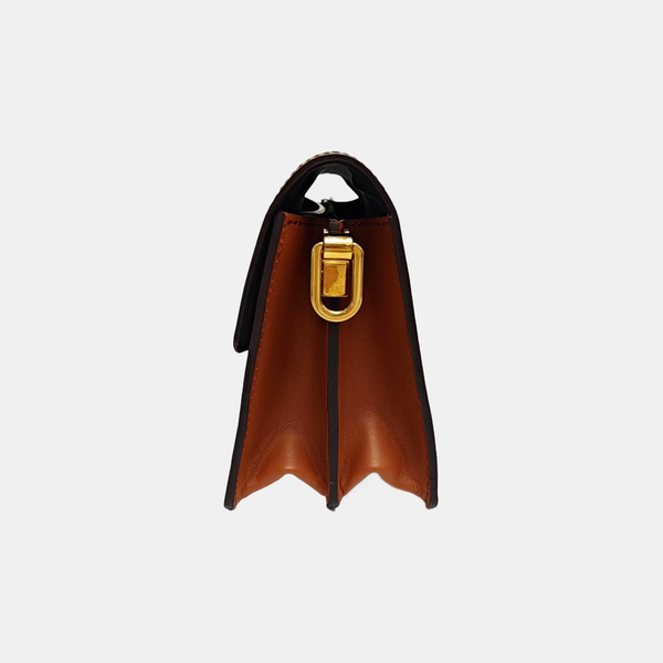 DAUPHINE Mini Monogram Coated Canvas Brown