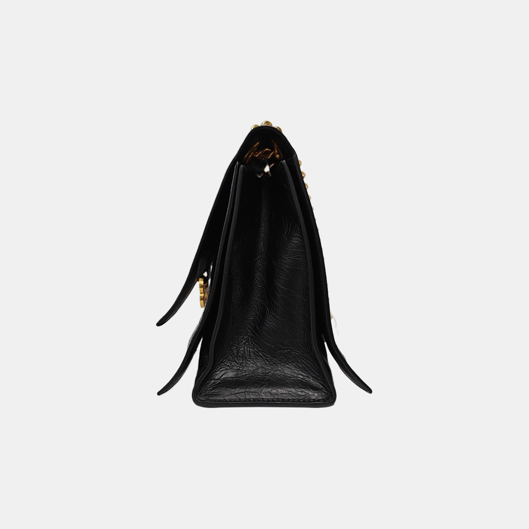 Crush Medium Calfskin Black