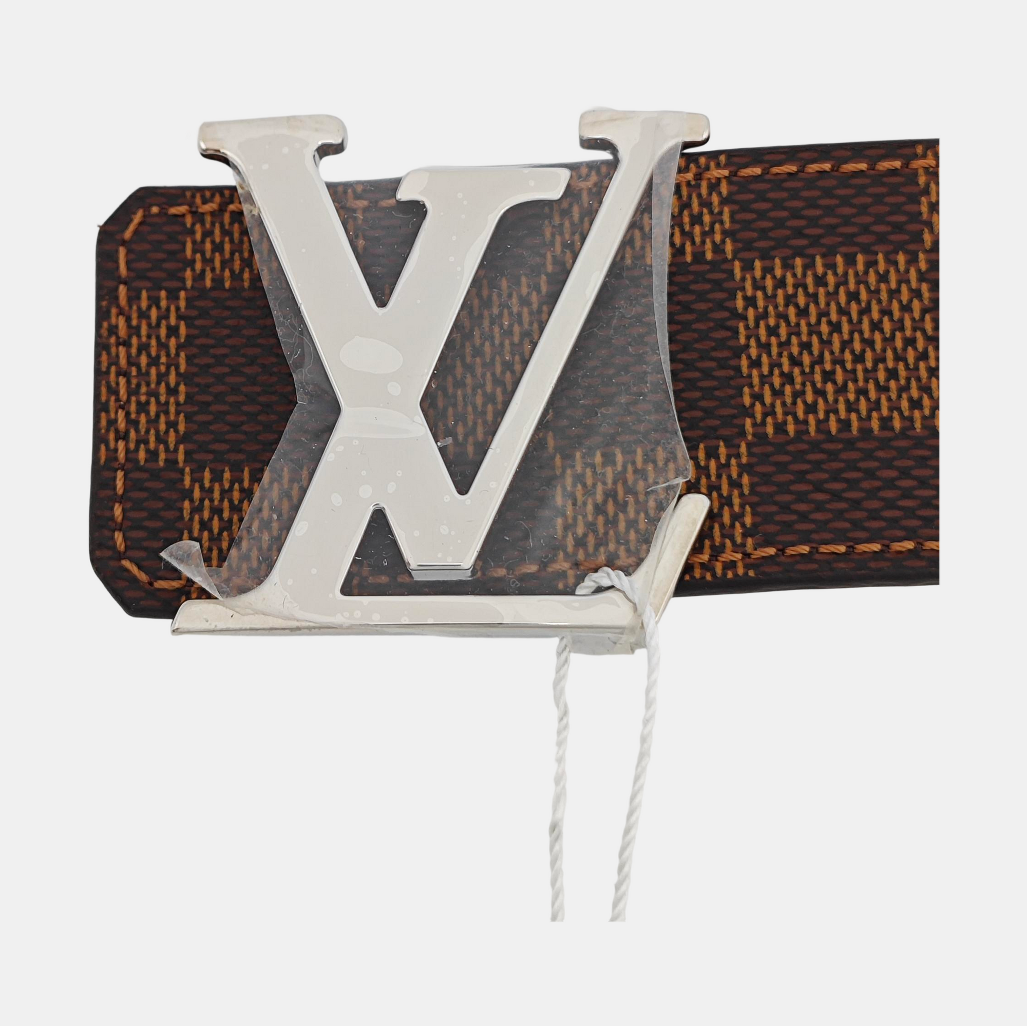 Coated Canvas Belt Brown