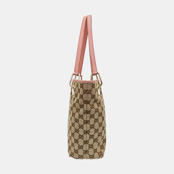 Monogram Canvas Top Handle Bag Beige