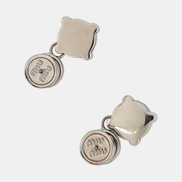 Metal Silver Earrings