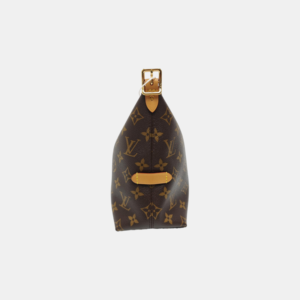 CARRYALL Small Monogram Coated Canvas Brown