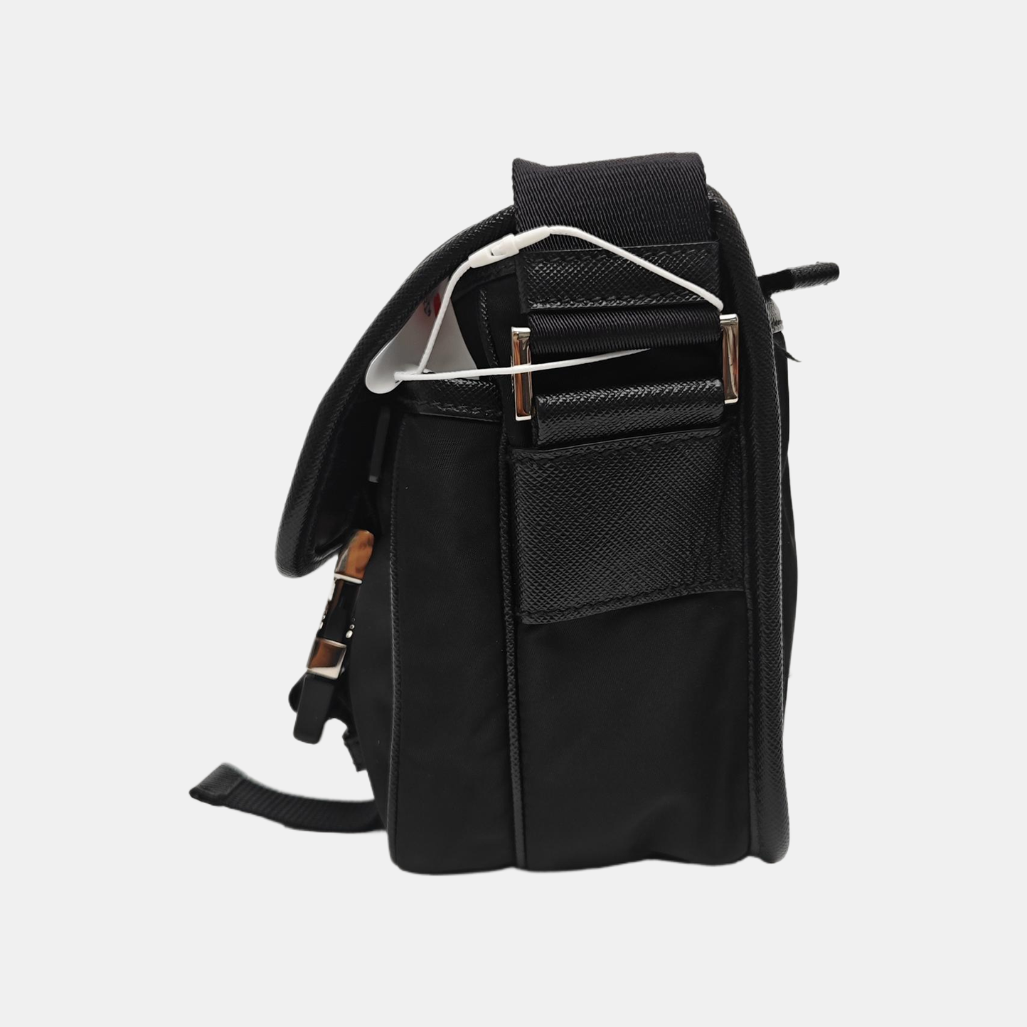 Nylon Shoulder Bag Black