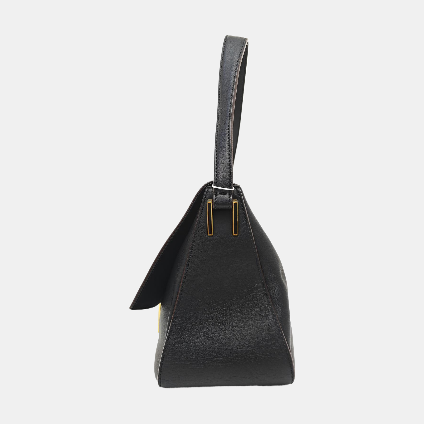 Calfskin Shoulder Bag Black