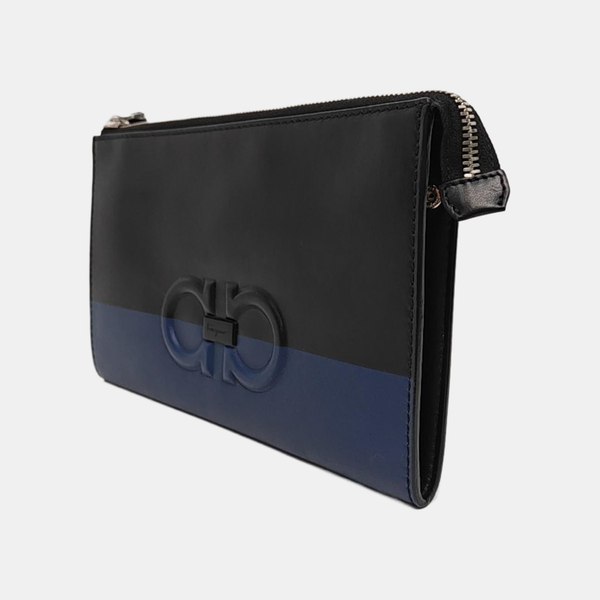 Gancini Calfskin Black