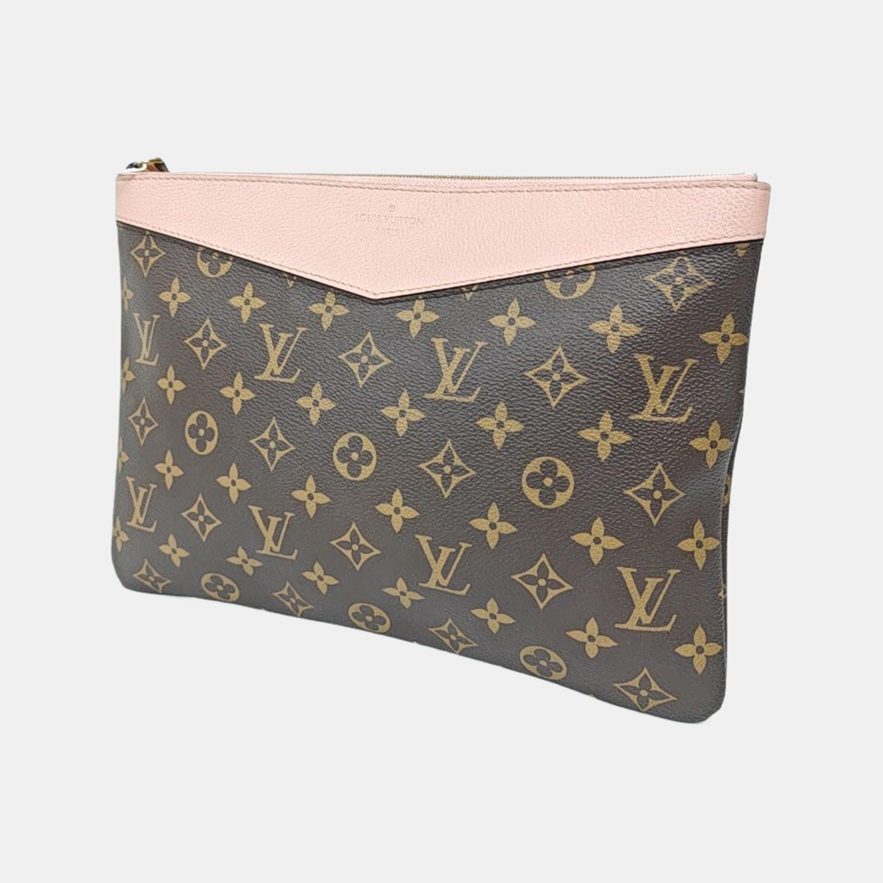 DAILY Monogram Coated Canvas Brown