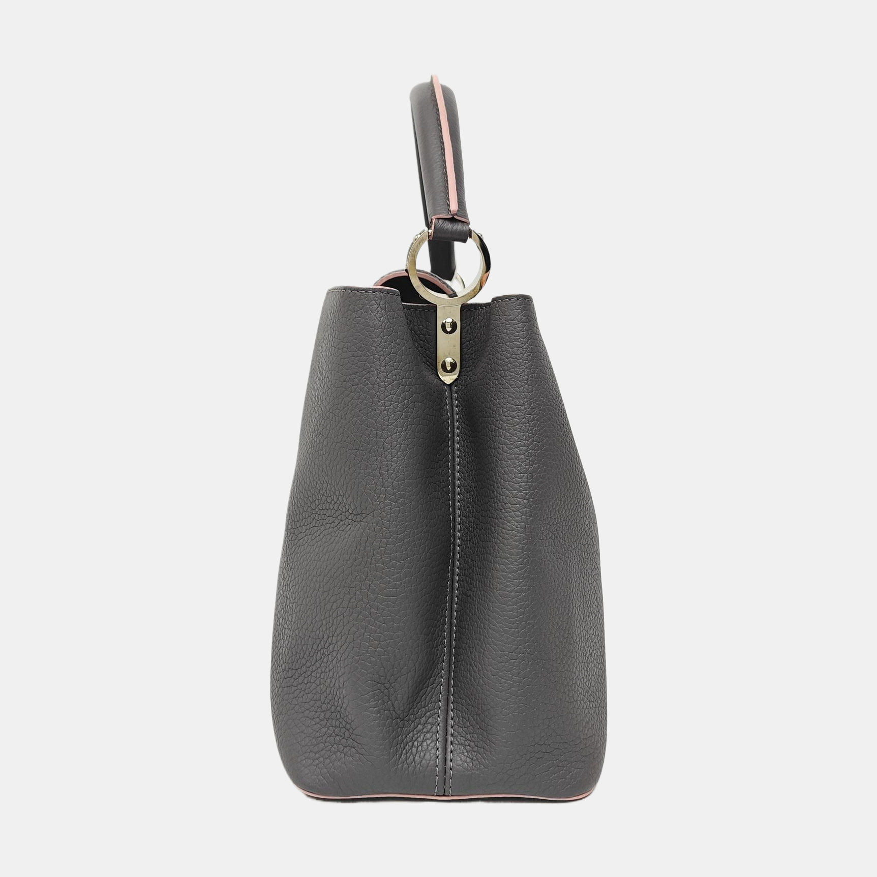CAPUCINES GM Calfskin Gray