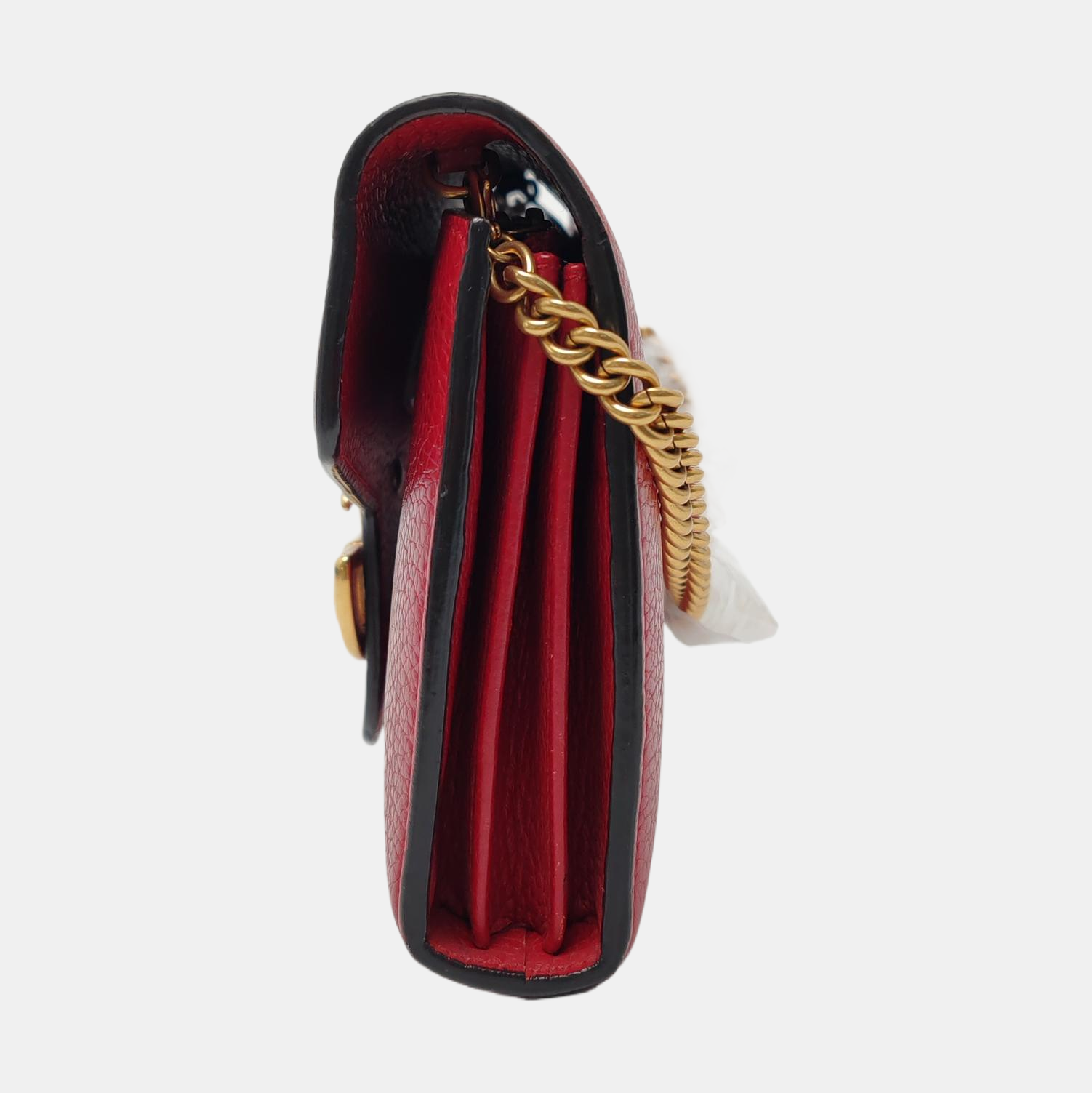 Authenticated pre-owned  GG Marmont Mini Calfskin Red - Shoulder Bag at Looply