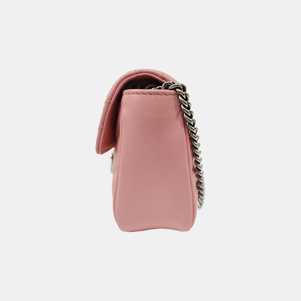 GG Marmont Mini Quilted Calfskin Pink