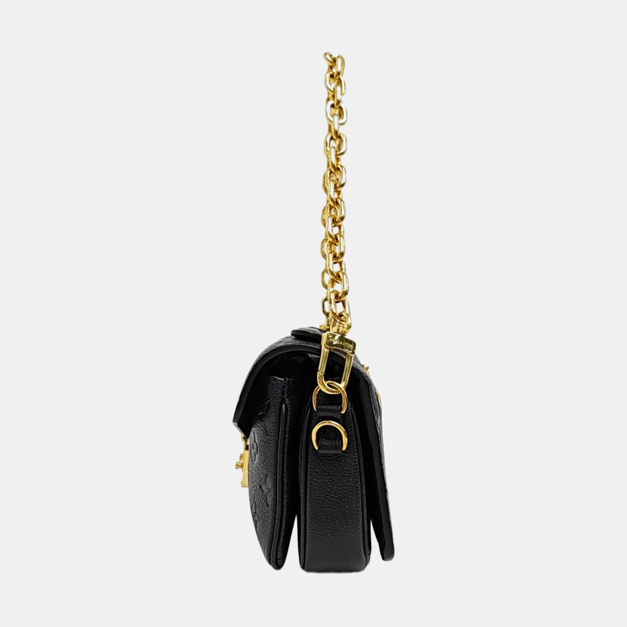 MÉTIS EAST WEST Monogram Calfskin Black