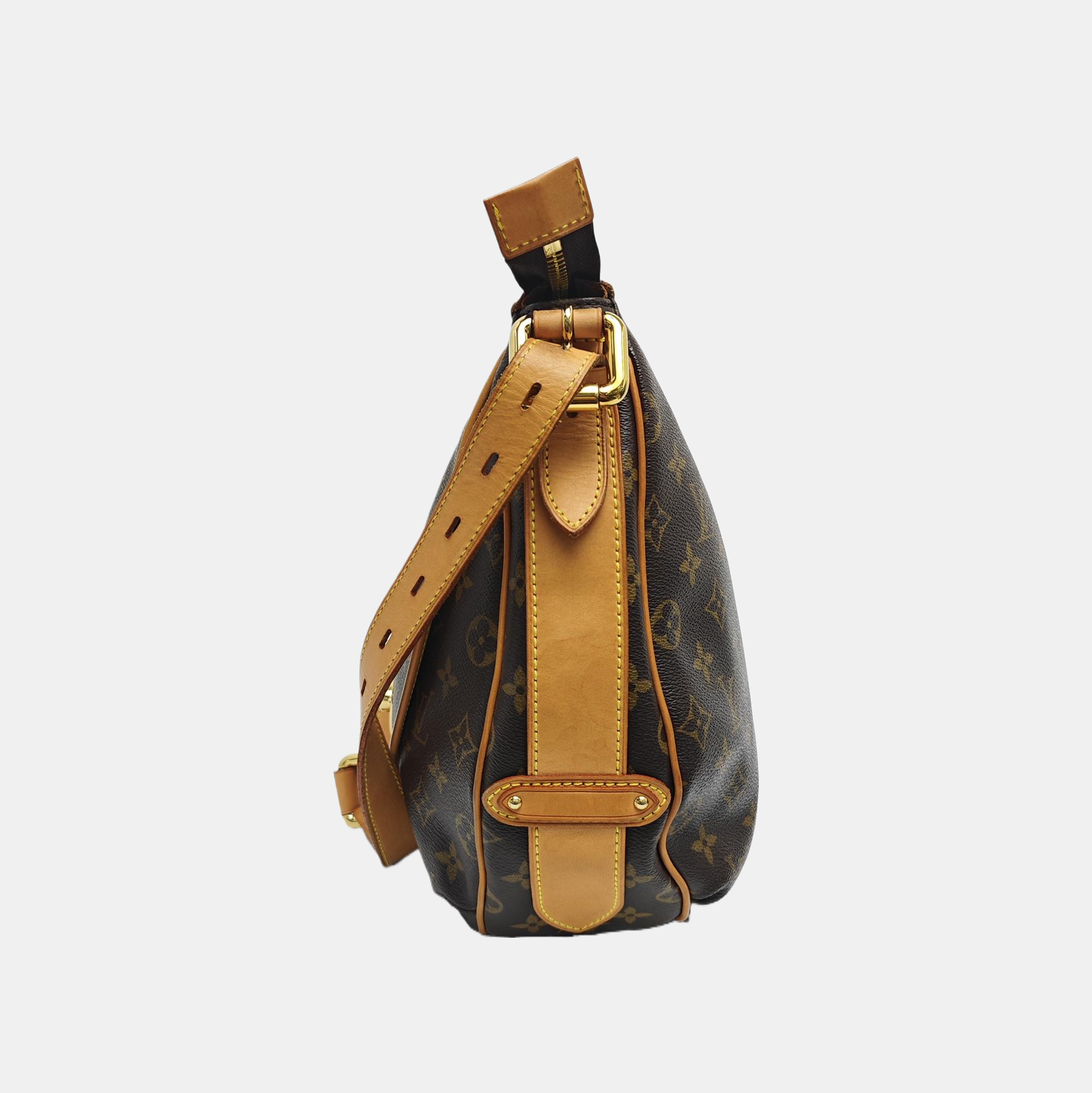 TULUM GM Monogram Coated Canvas Brown