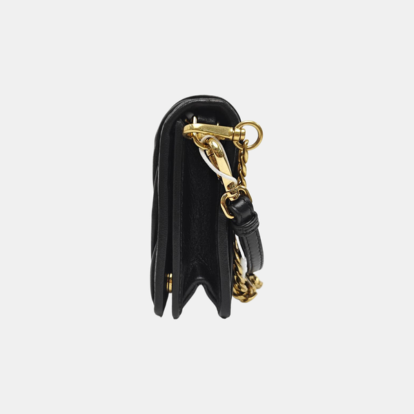 Matelassé Lambskin Black