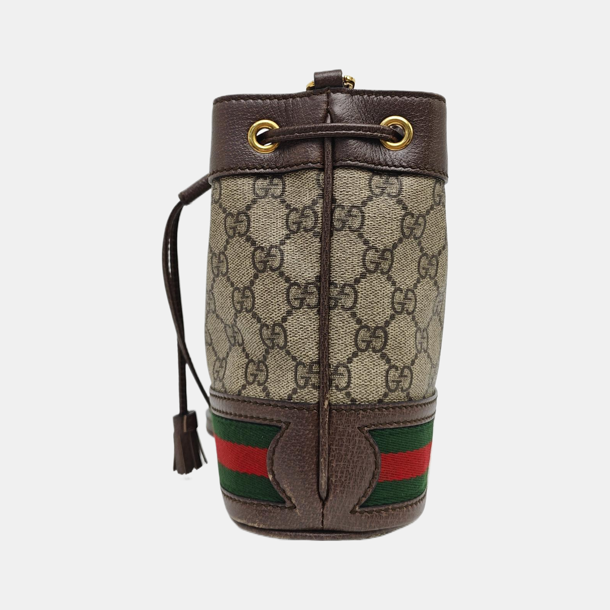 Ophidia Mini Monogram Coated Canvas Beige