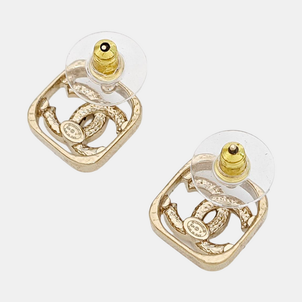 Metal Gold Stud Earrings