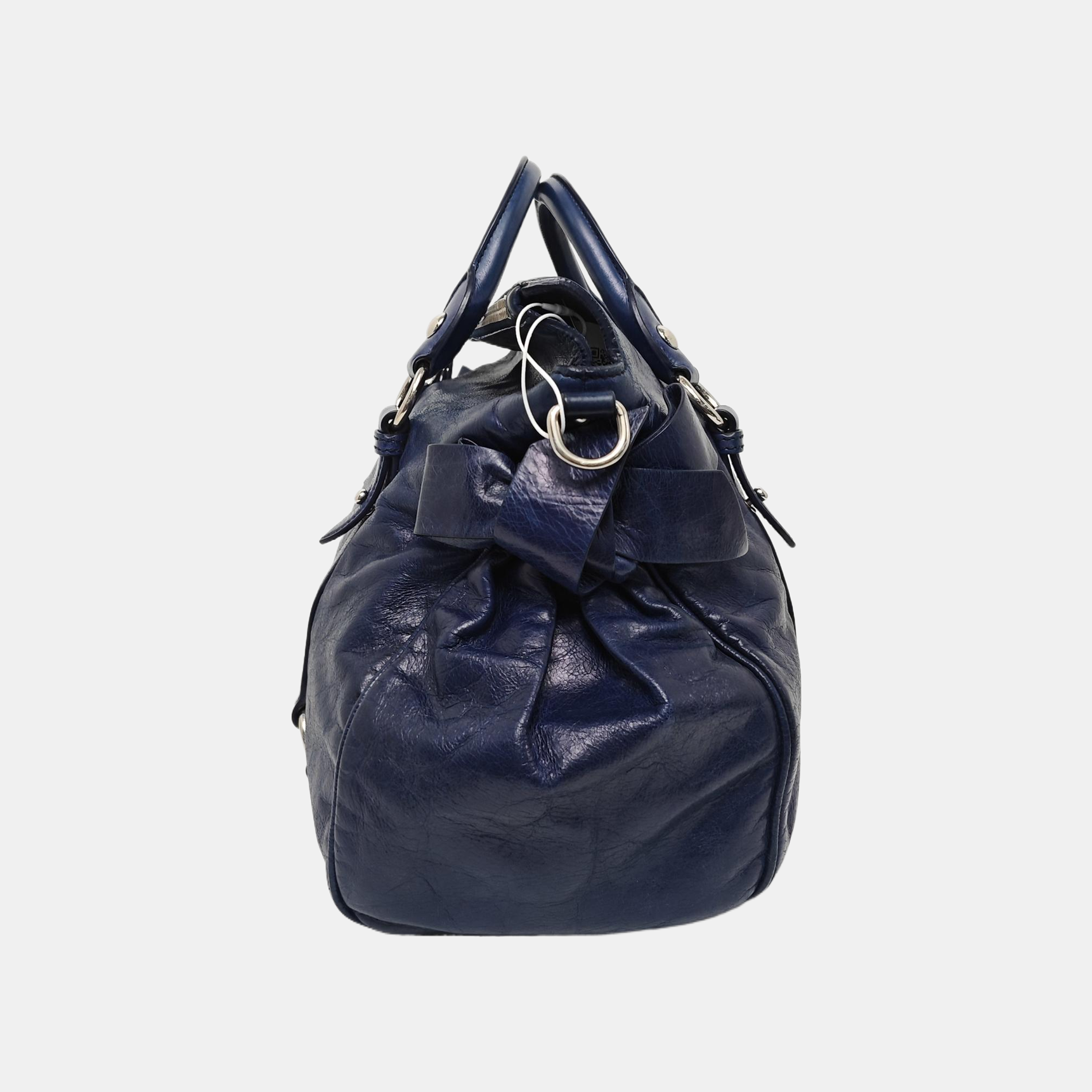 Bow Calfskin Blue