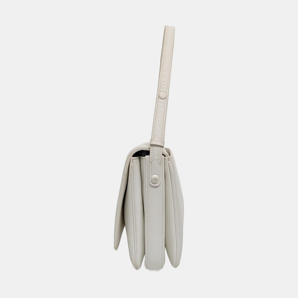 Calfskin Shoulder Bag White