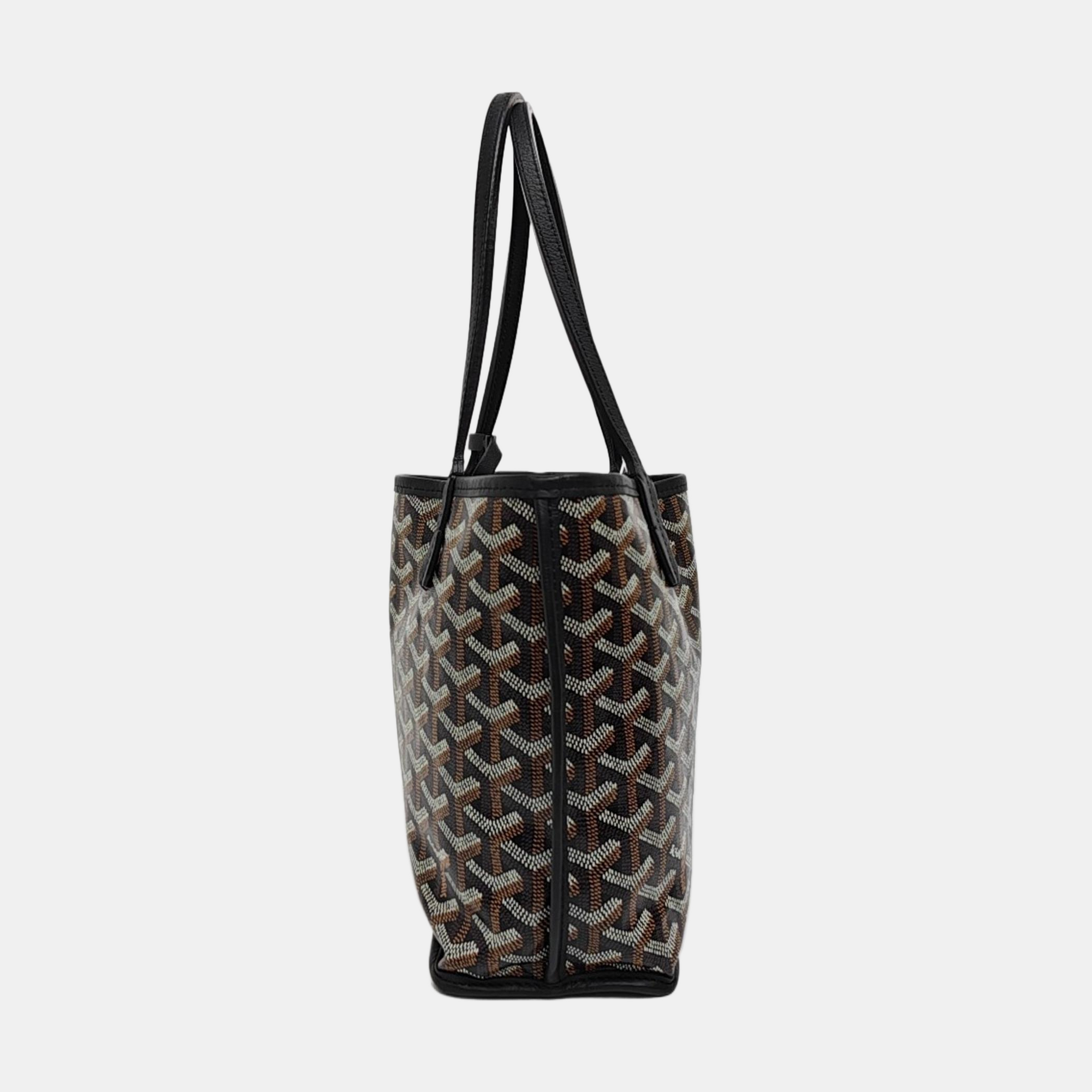 Anjou Mini Coated Canvas Black