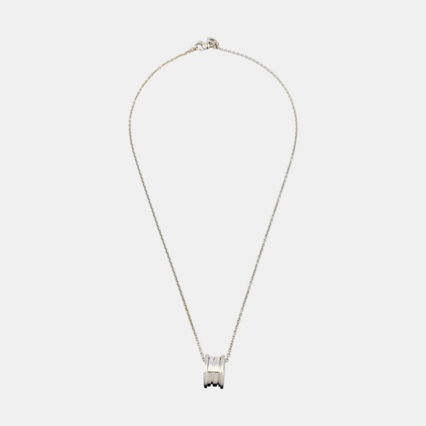 B.ZERO1 18k White Gold Silver Necklace