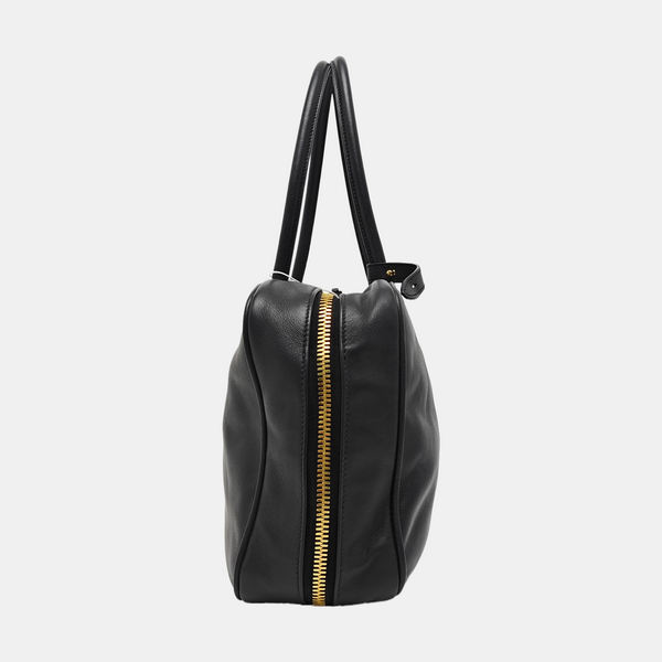 Beau Large Calfskin Black