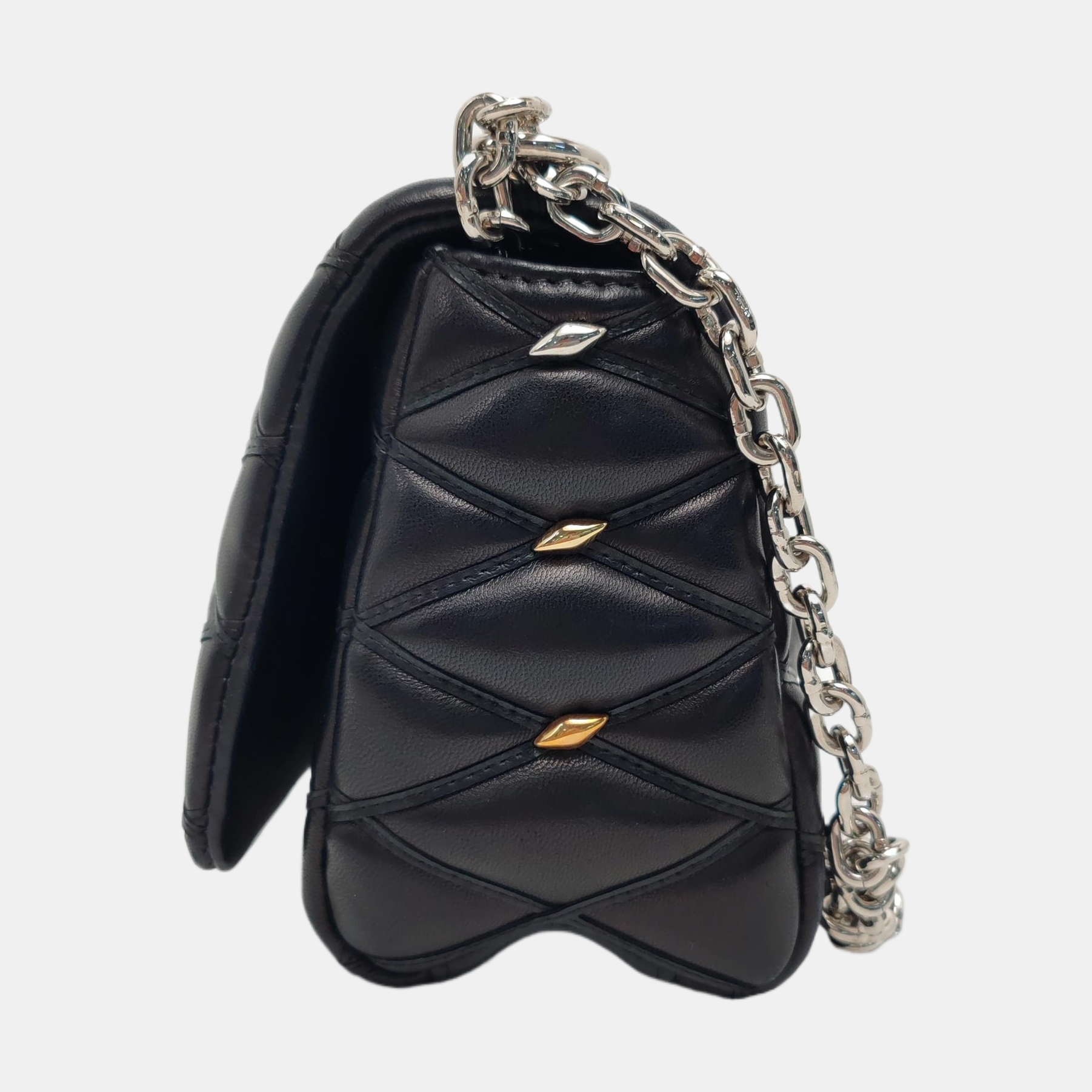 GO-14 Quilted Lambskin Black