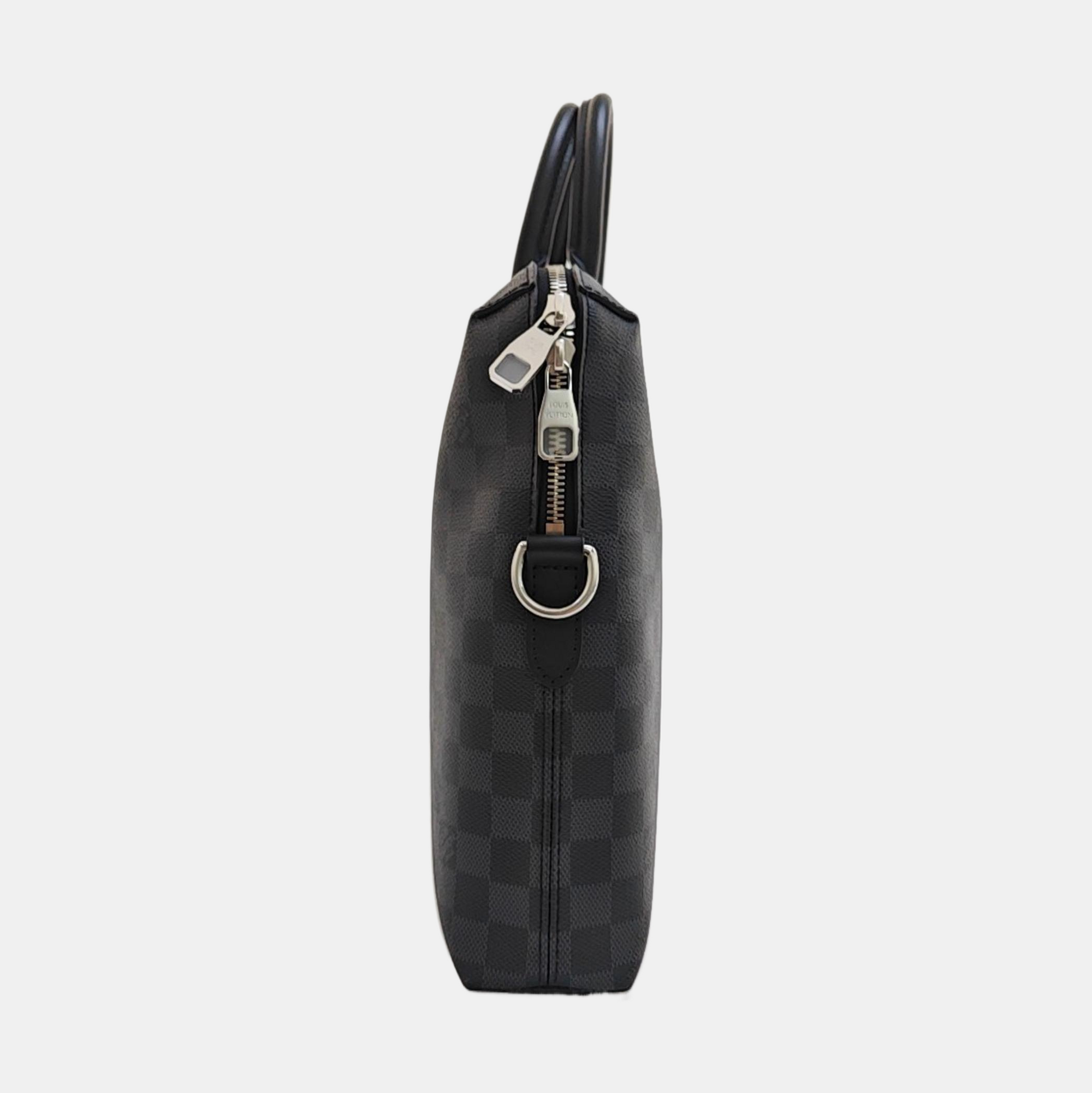 PORTE-DOCUMENTS Damier Graphite Coated Canvas Gray