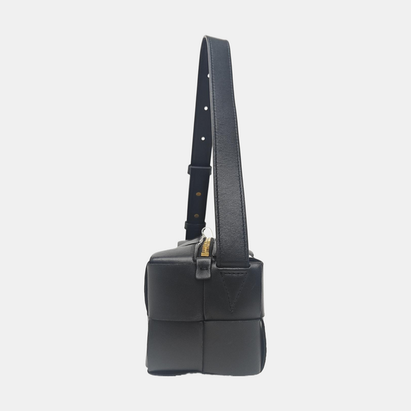 Brick Cassette Small Lambskin Black