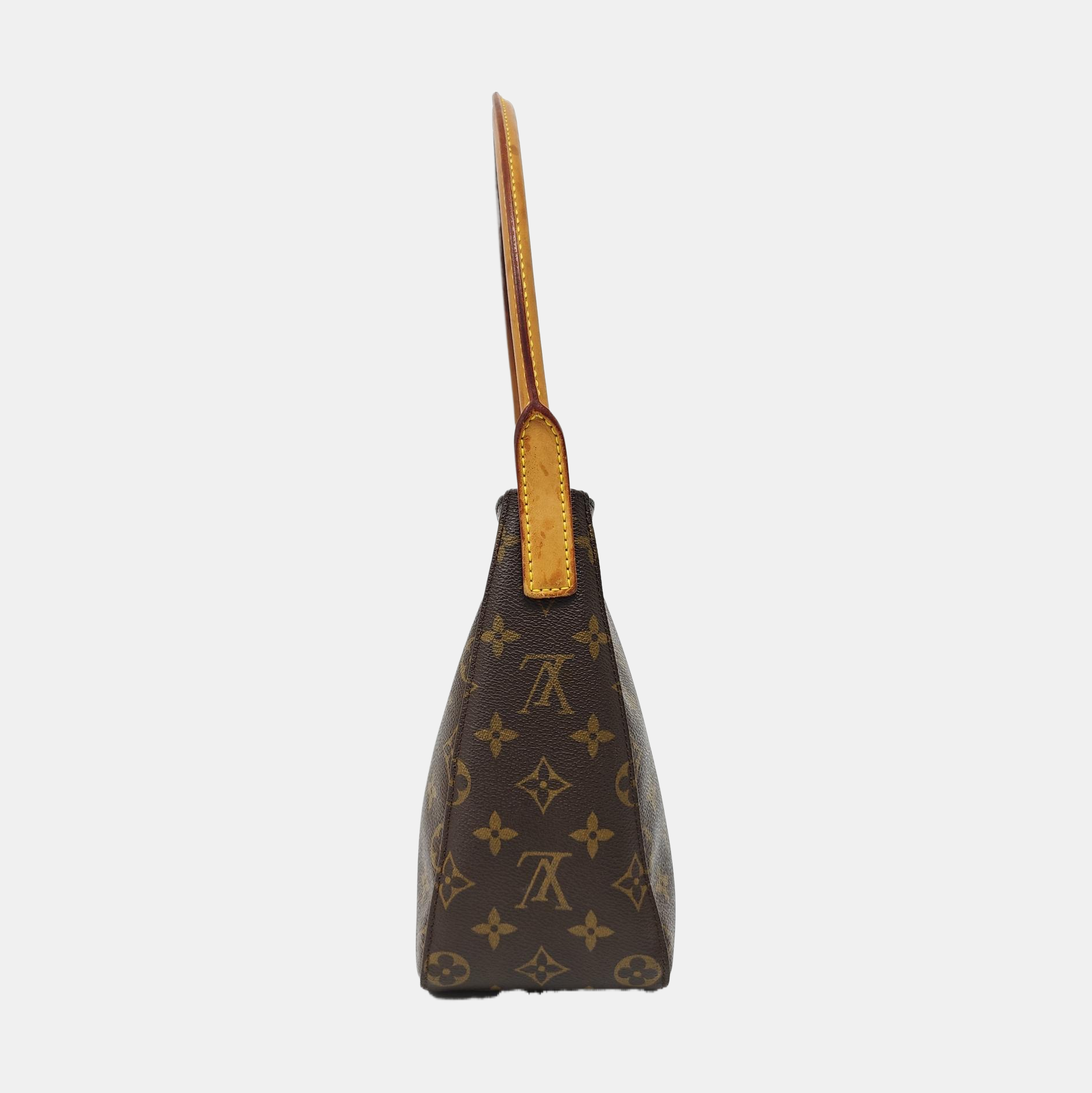 LOOPING MM Monogram Coated Canvas Brown