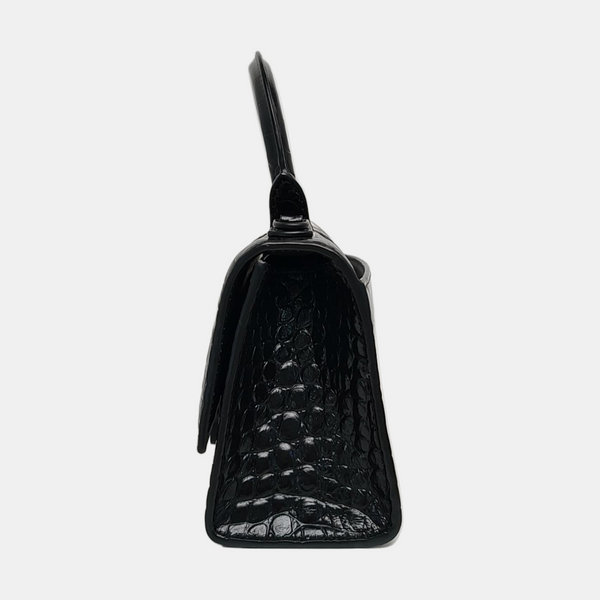 Hourglass Small Calfskin Black