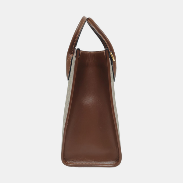 Retro Small Monogram Coated Canvas Brown