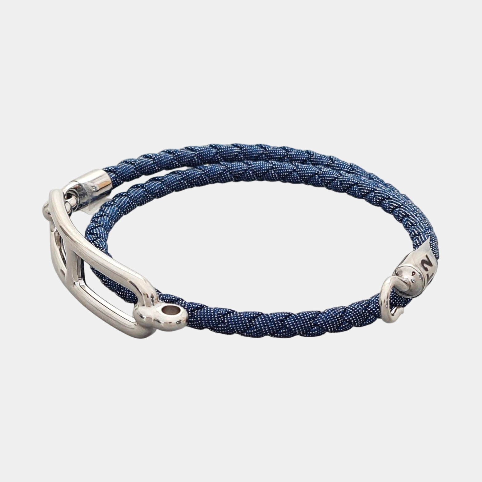 Roulis Fabric Blue Bangle