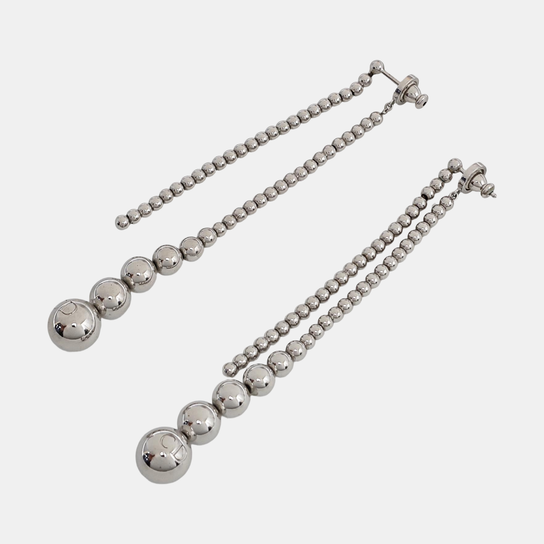 Metal Silver Stud Earrings