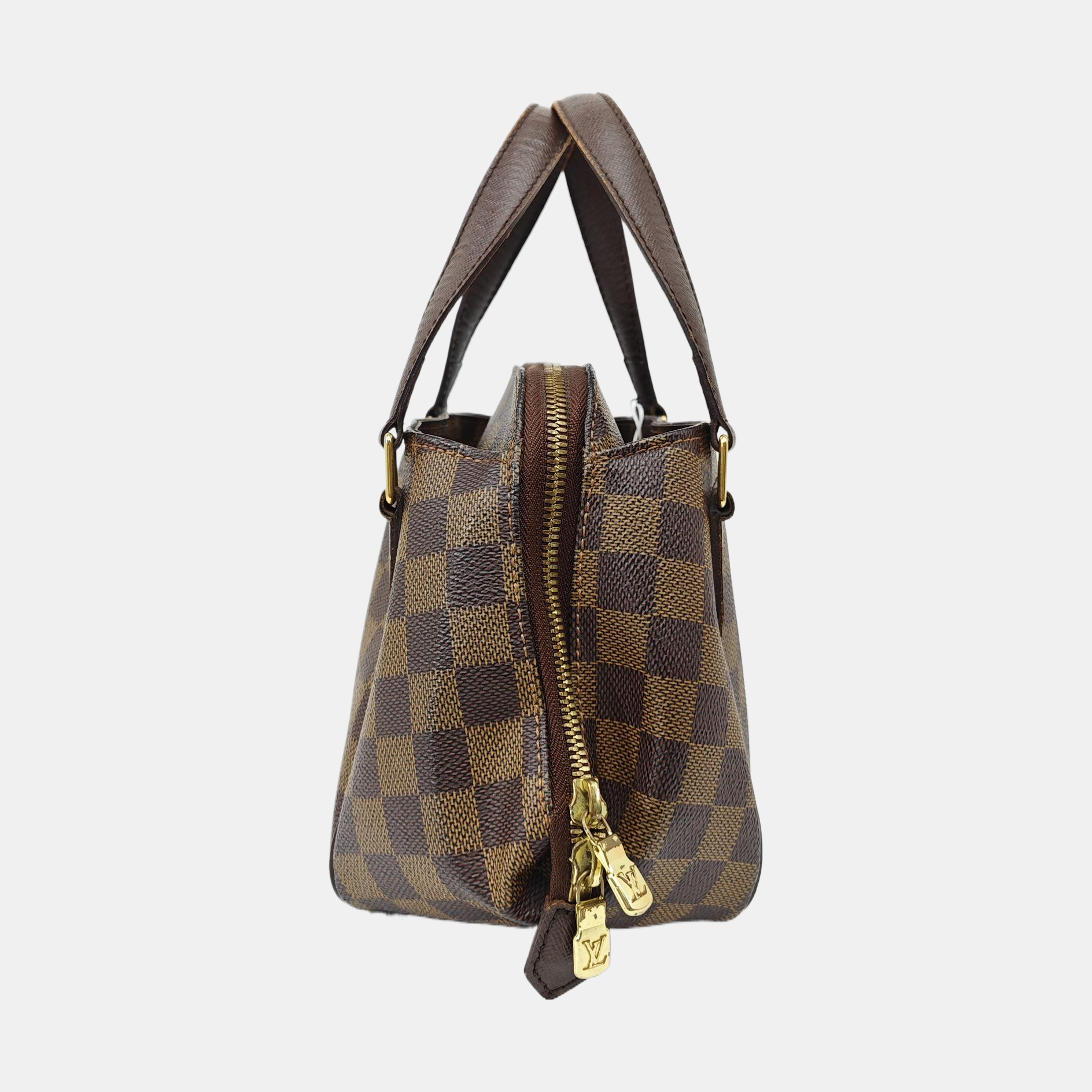 BELEM PM Damier Ebene Coated Canvas Brown