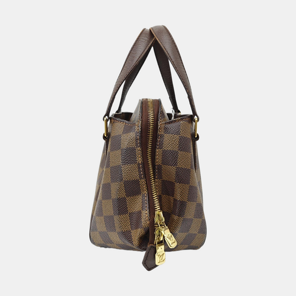 BELEM PM Damier Ebene Coated Canvas Brown